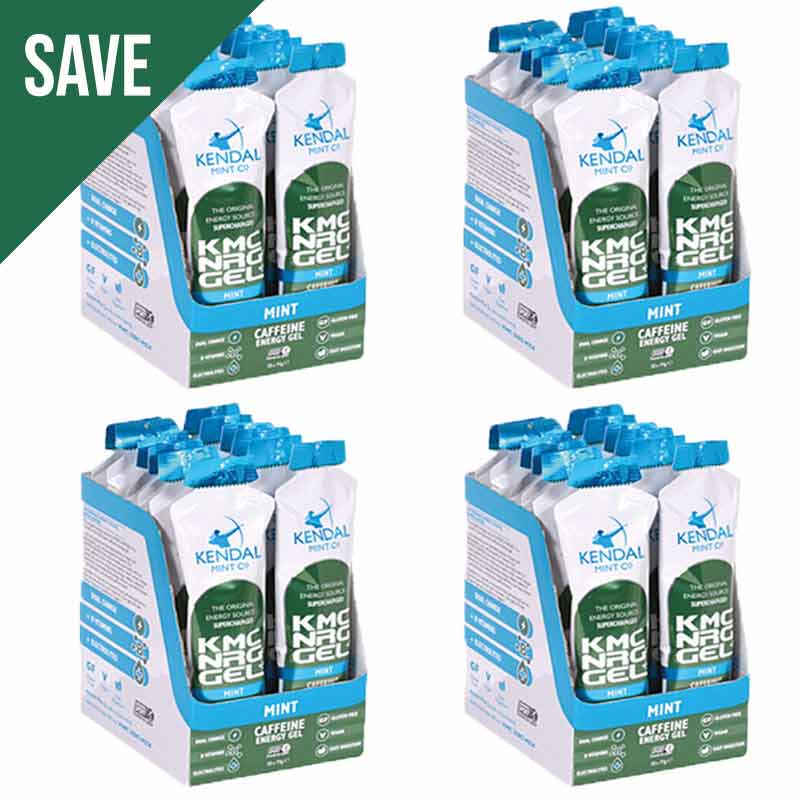 KMC NRG GEL+ Mint Flavour Caffeine Bundle L (48x70g Gels)